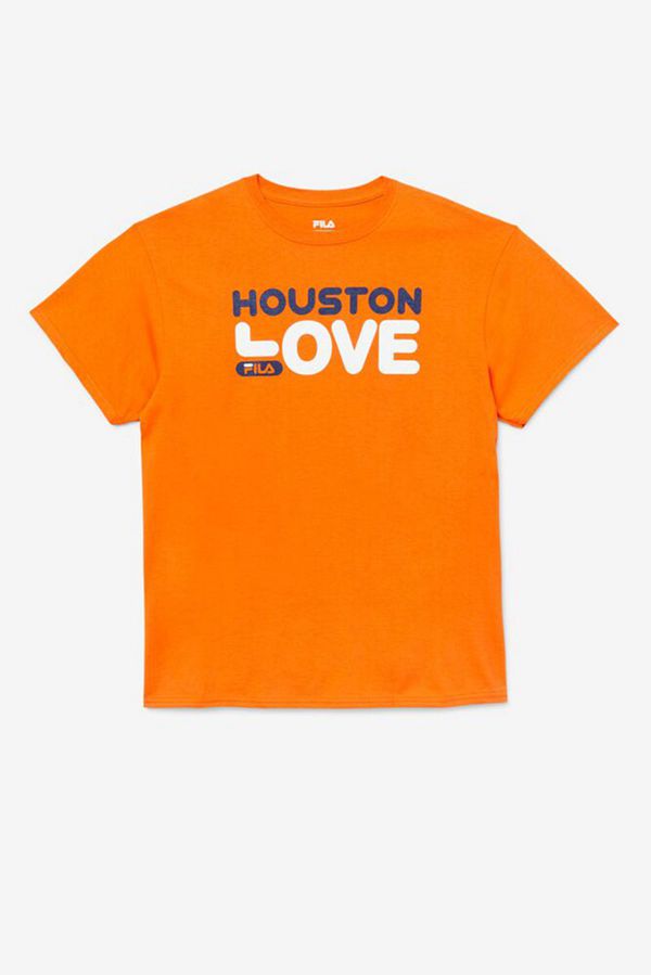 Fila T-Shirt Herr Orange - Houston Love,70893-LSQI